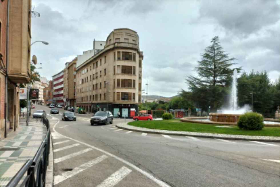 Mujer herida en accidente de tráfico en calle Termancia, en Soria