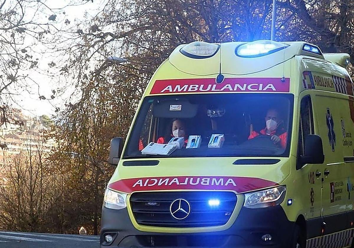 Herida una persona en el choque de dos coches en una carretera de la provincia de Burgos
