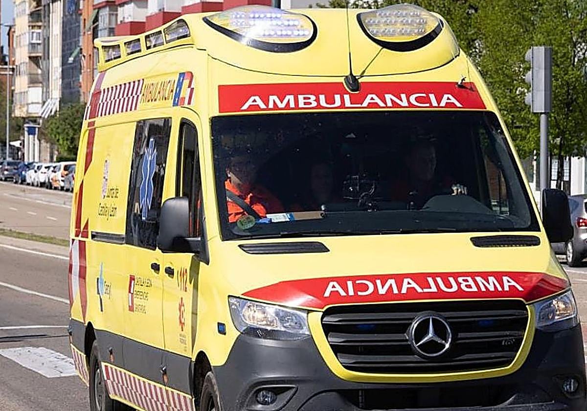 Herido un hombre al caerse de su moto mientras circulaba por un pueblo de Burgos