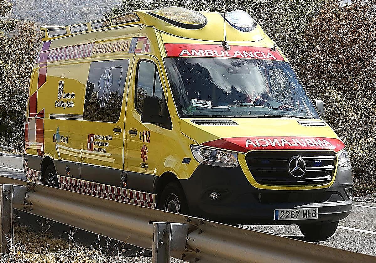 Herida la conductora de un turismo tras chocar contra un camión en Burgos