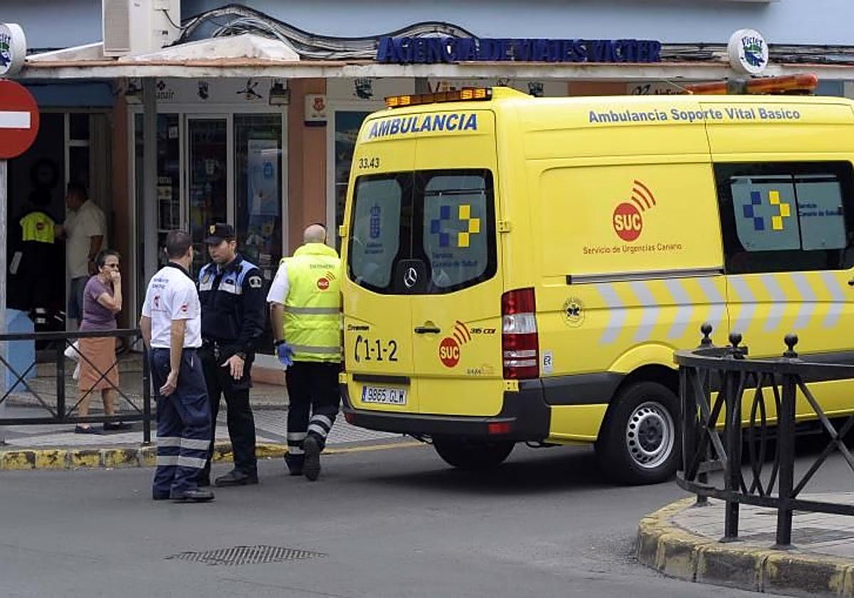 Grave una mujer atropellada por un camión en una colisión múltiple en Arucas