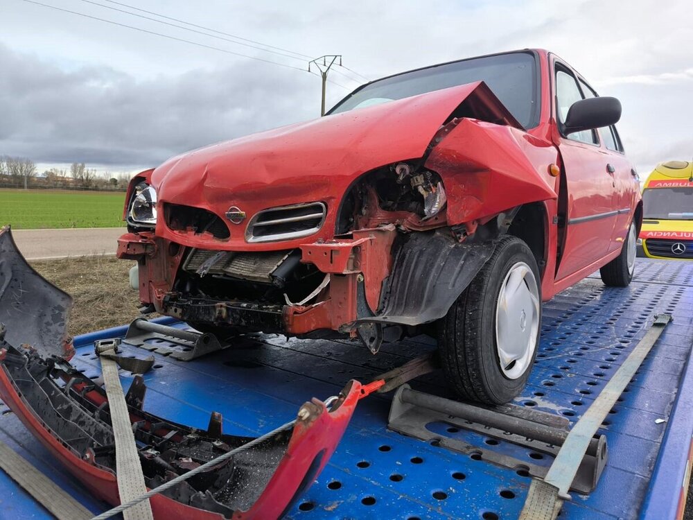 Chocan cinco vehículos en la A-62 a su paso por Trigueros