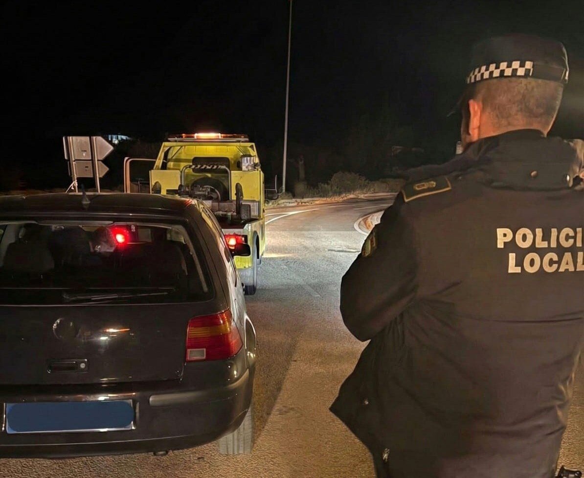 Conductor con 1,26 mg/l de alcohol en aire espirado sorprendido en dirección contraria cerca del Palacio de Deportes