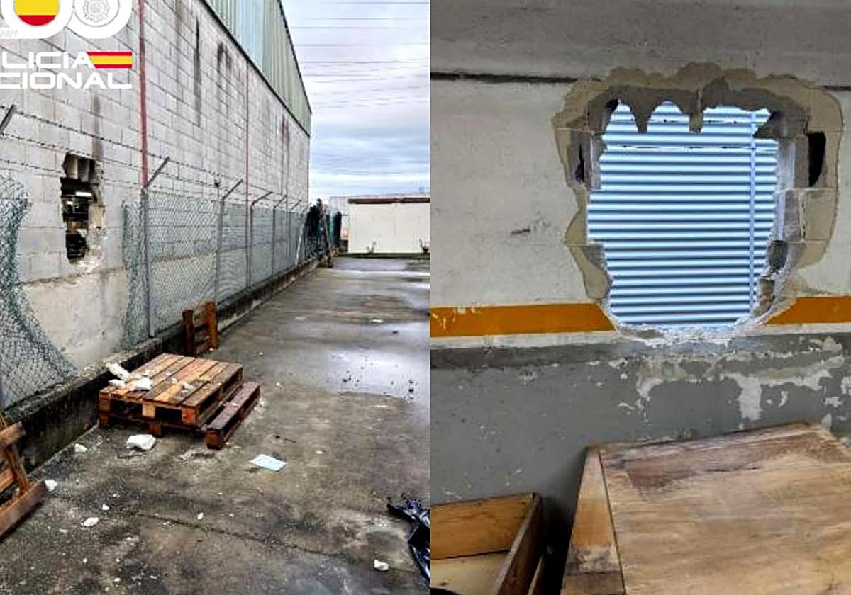 Desarticulan banda tras realizar butrón en empresa de Miranda para robar cobre.