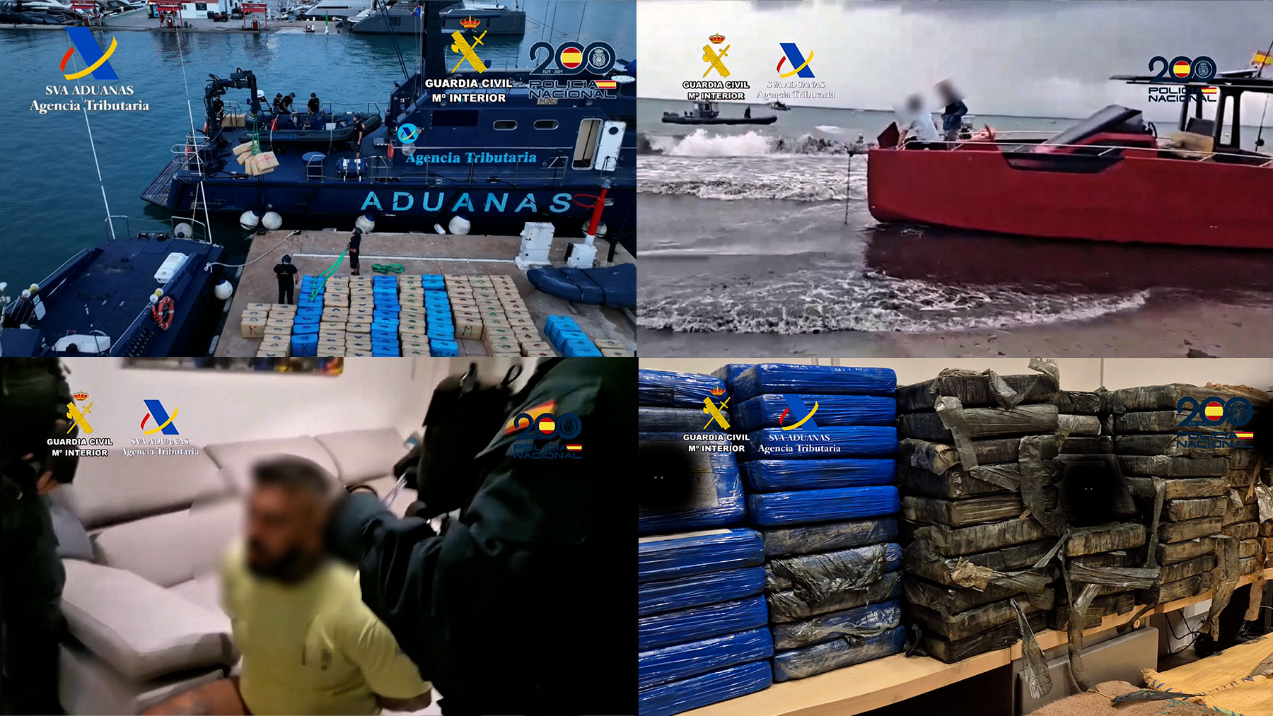 Ibiza: desmantelan una red de narcotráfico con toneladas de cocaína, hachís y más de 26 detenidos