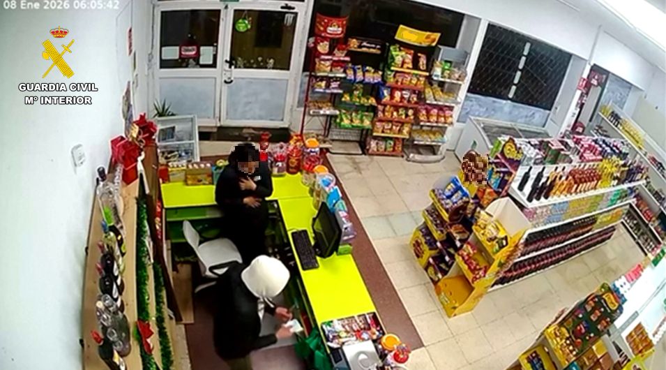 Detenido por la Guardia Civil el autor de un robo con violencia cometido en un establecimiento de Tomelloso