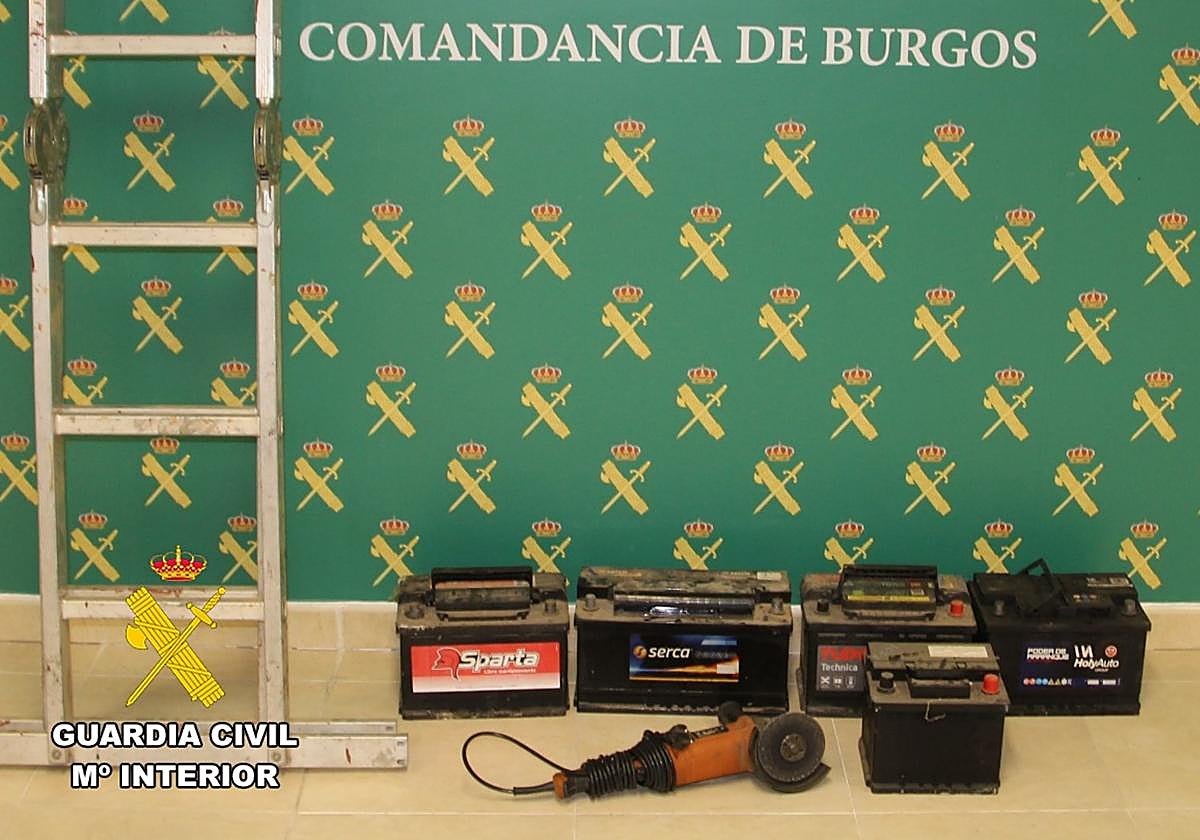 Detenido en Burgos por robar herramientas en el Alfoz