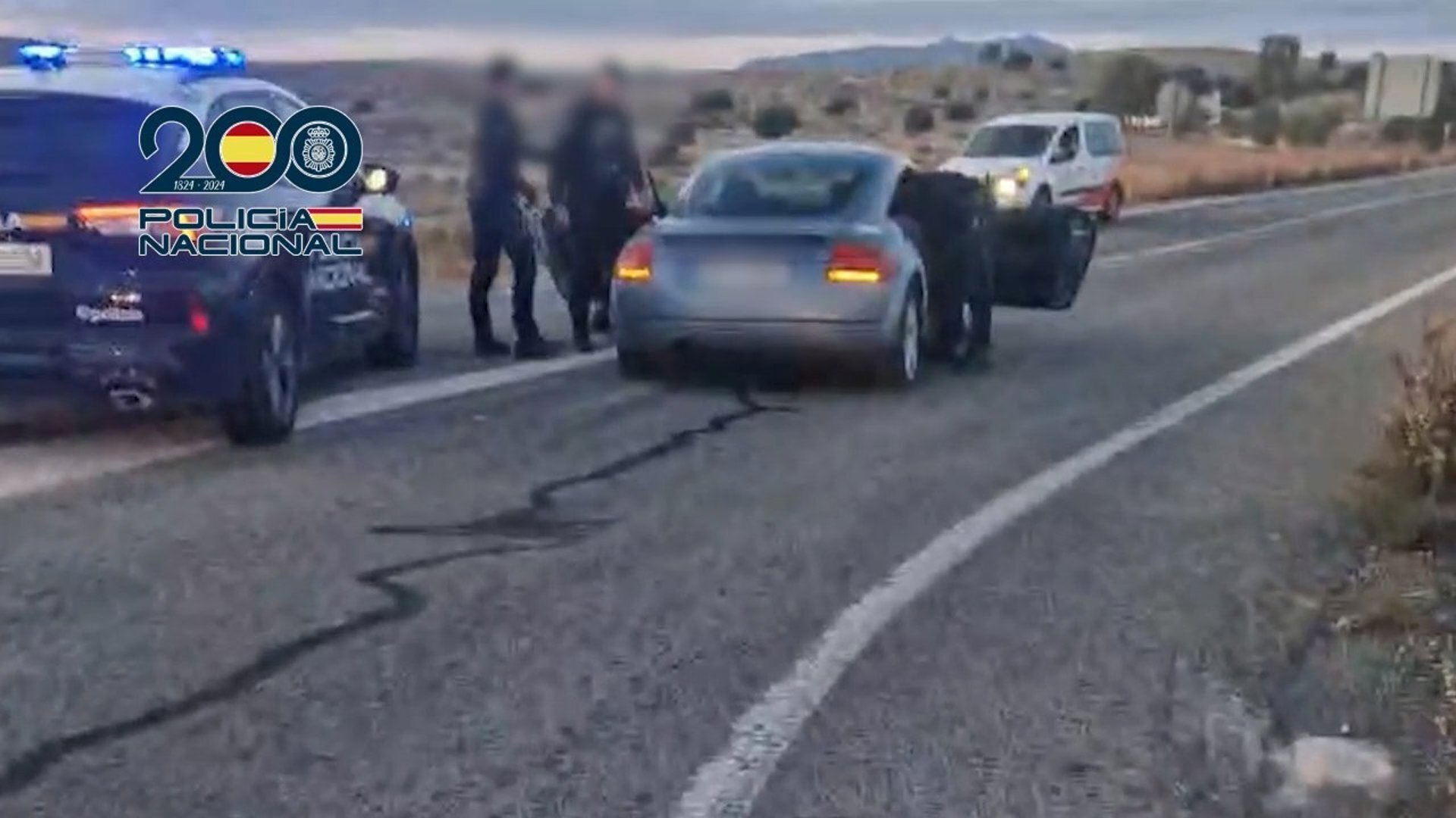 Detenido un conductor en Campos del Río tras una peligrosa huida a 200 km/h sin carnet