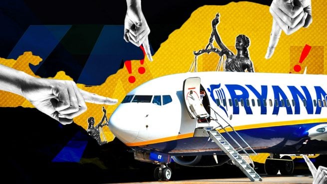Puñetazos, caos y sangre en el aeropuerto de Palma: un pasajero deja sin dientes a empleado de Ryanair