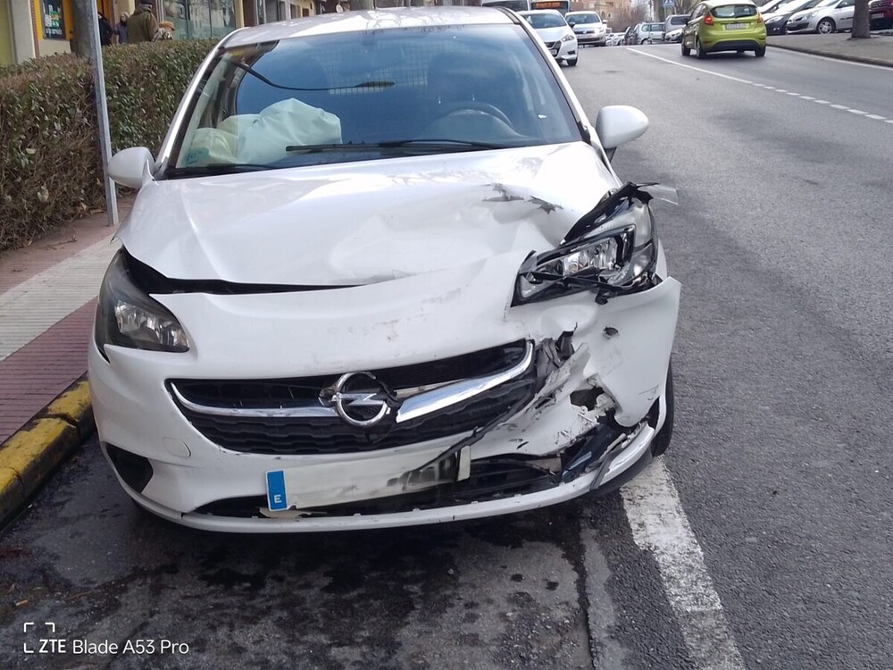 Dos heridos en un accidente en la Carretera de Villacastín