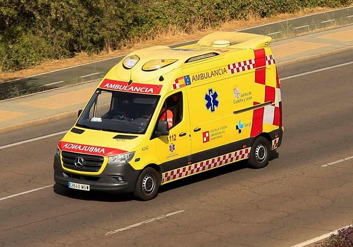 Dos heridos tras una colisión en la A-1 en Burgos
