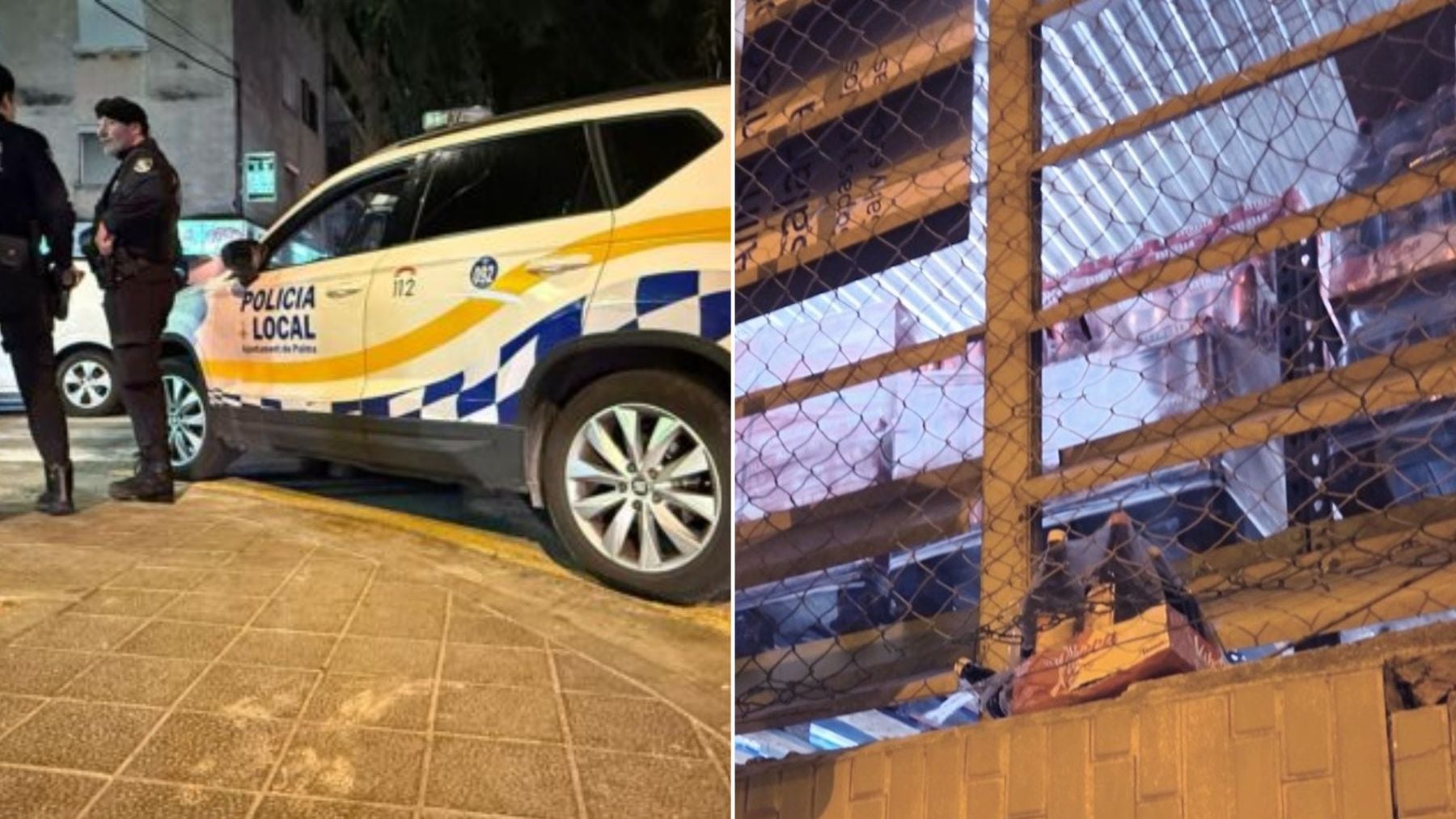 Saltan un muro de 2,5 metros para robar cervezas en el almacén de un supermercado de Palma