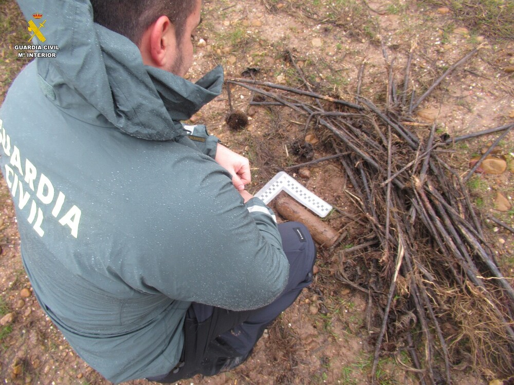 Destruido un proyectil de la Guerra Civil en Matalbaniega