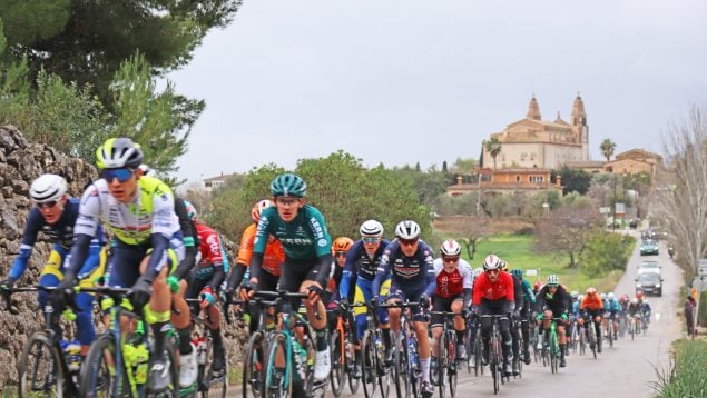 dron carrera ciclista Mallorca