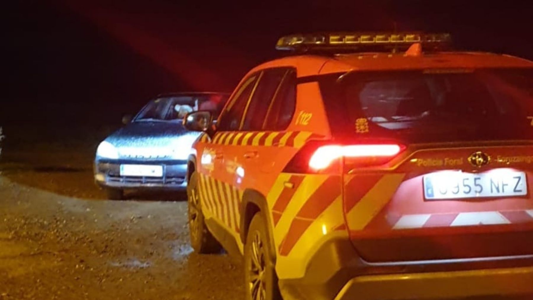 La Policía Foral investiga a un conductor en Cadreita por conducir sin permiso y bajo los efectos de drogas