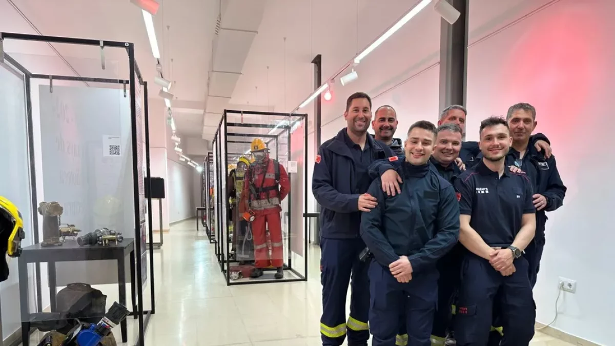 Los Bomberos de Seròs celebran su 40 aniversario con una exposición itinerante
