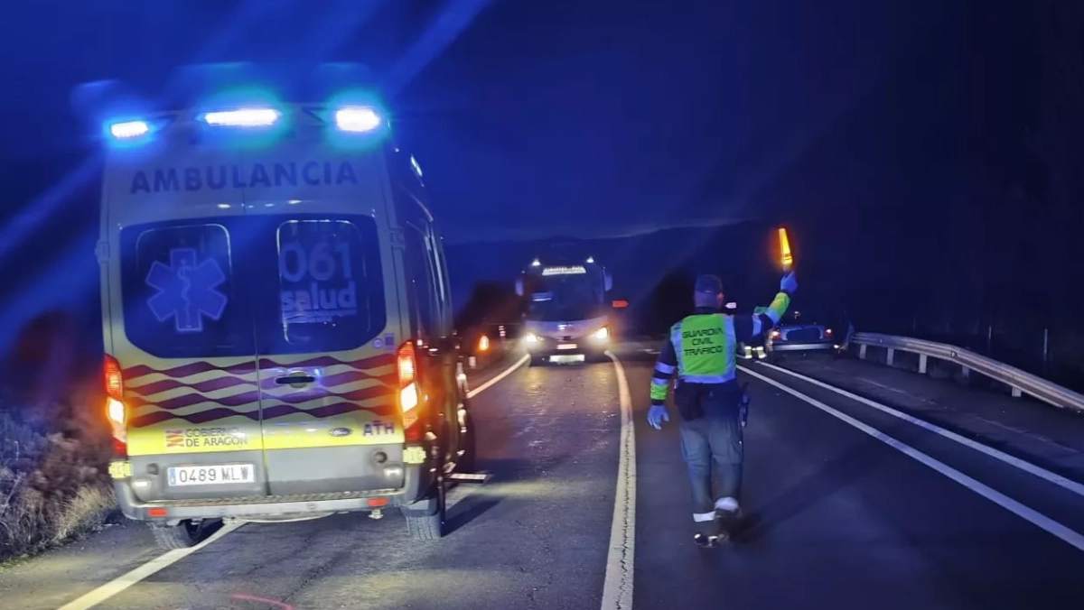 Trágico accidente en la N-330: peatón de 69 años fallece atropellado en Sabiñánigo