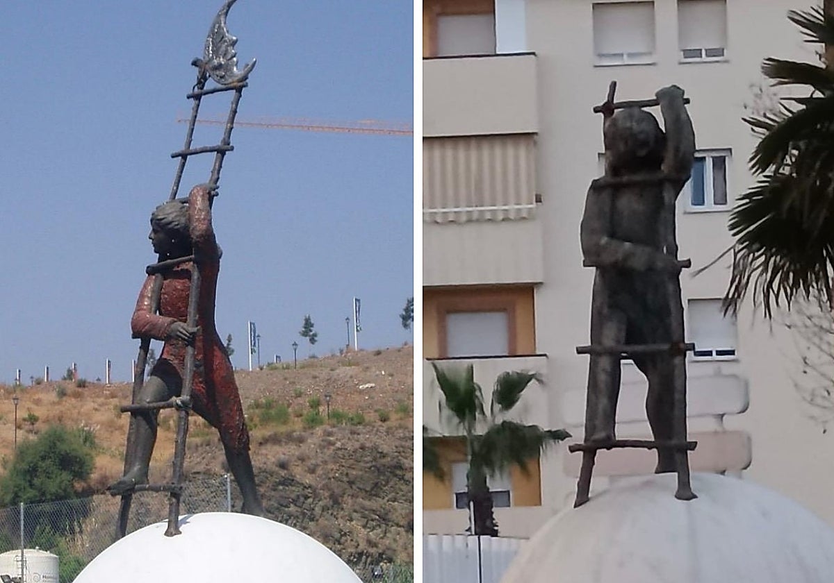 Vandalan la emblemática escultura ‘Utopía’ de Paco Martín en Torre del Mar tras casi dos décadas de simbolismo artístico