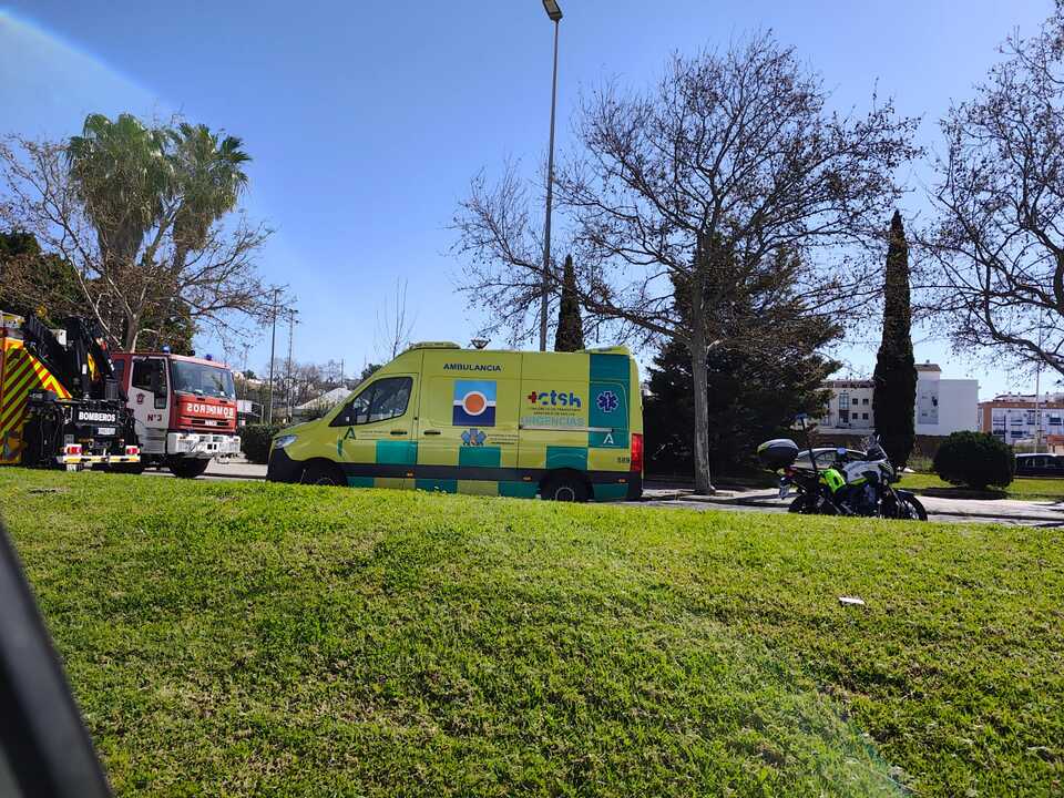 Accidente en Huelva. Fuente: Cedida a Huelva Hoy.
