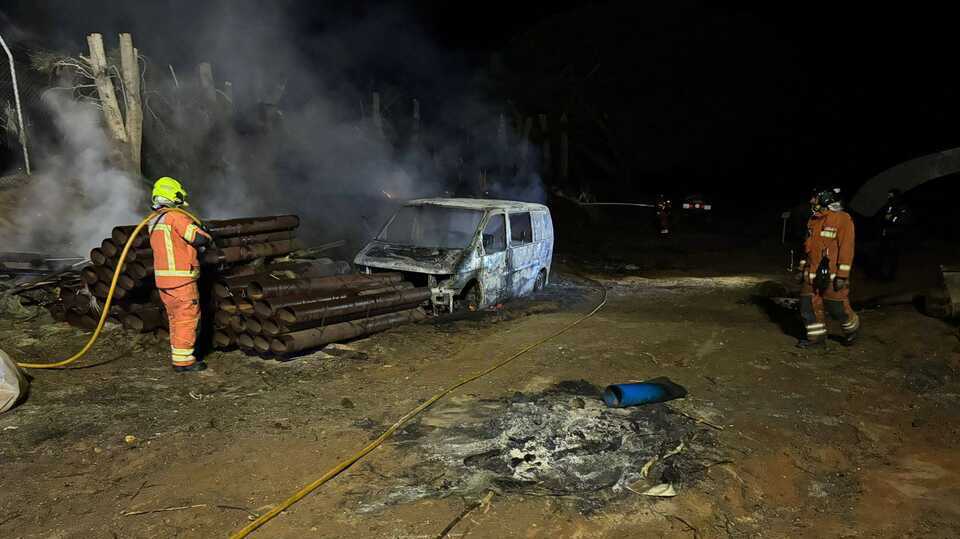 Susto en Lepe esta madrugada tras un incendio en una finca agrícola