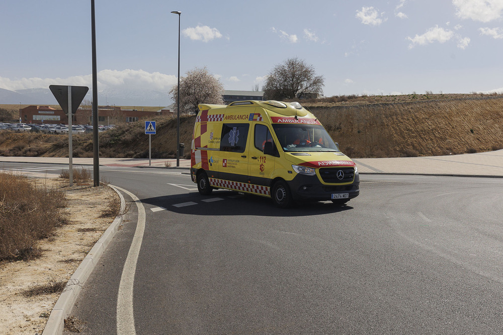 Varios heridos por una colisión frontal en Cervera de Pisuerga