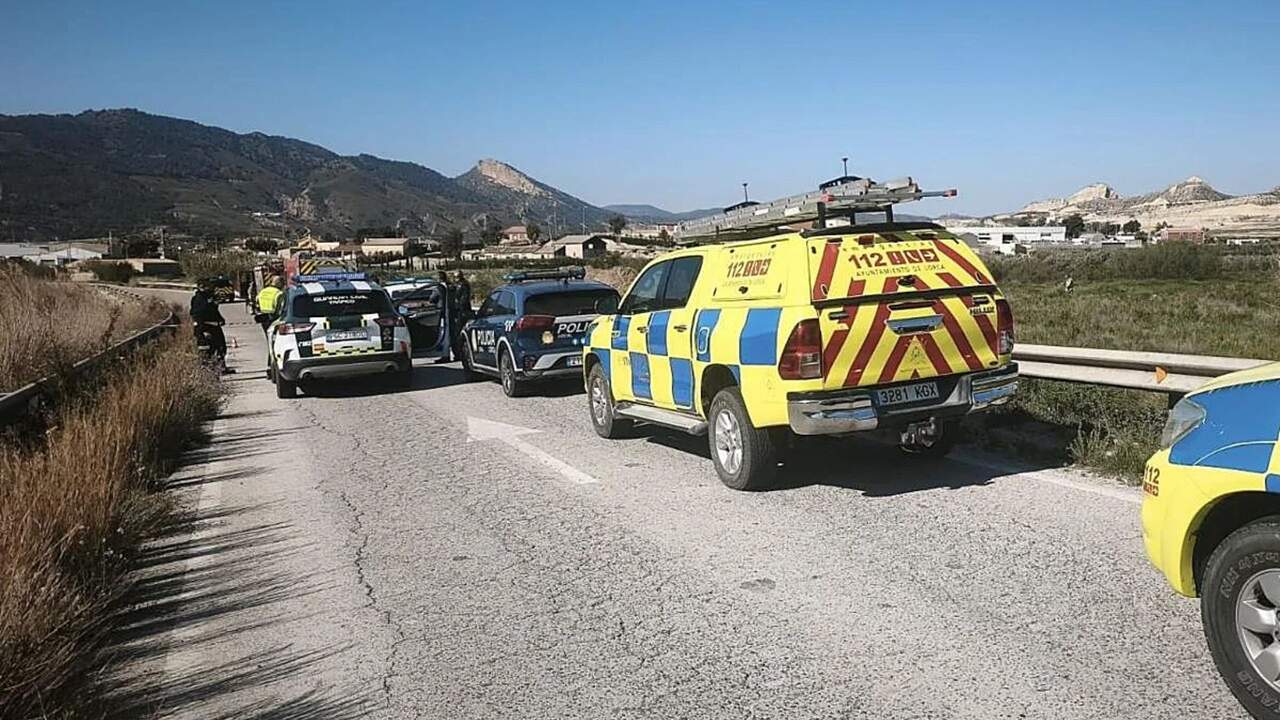 Interrumpido el suministro de gas en Lorca tras la rotura de una tubería junto a la A-7
