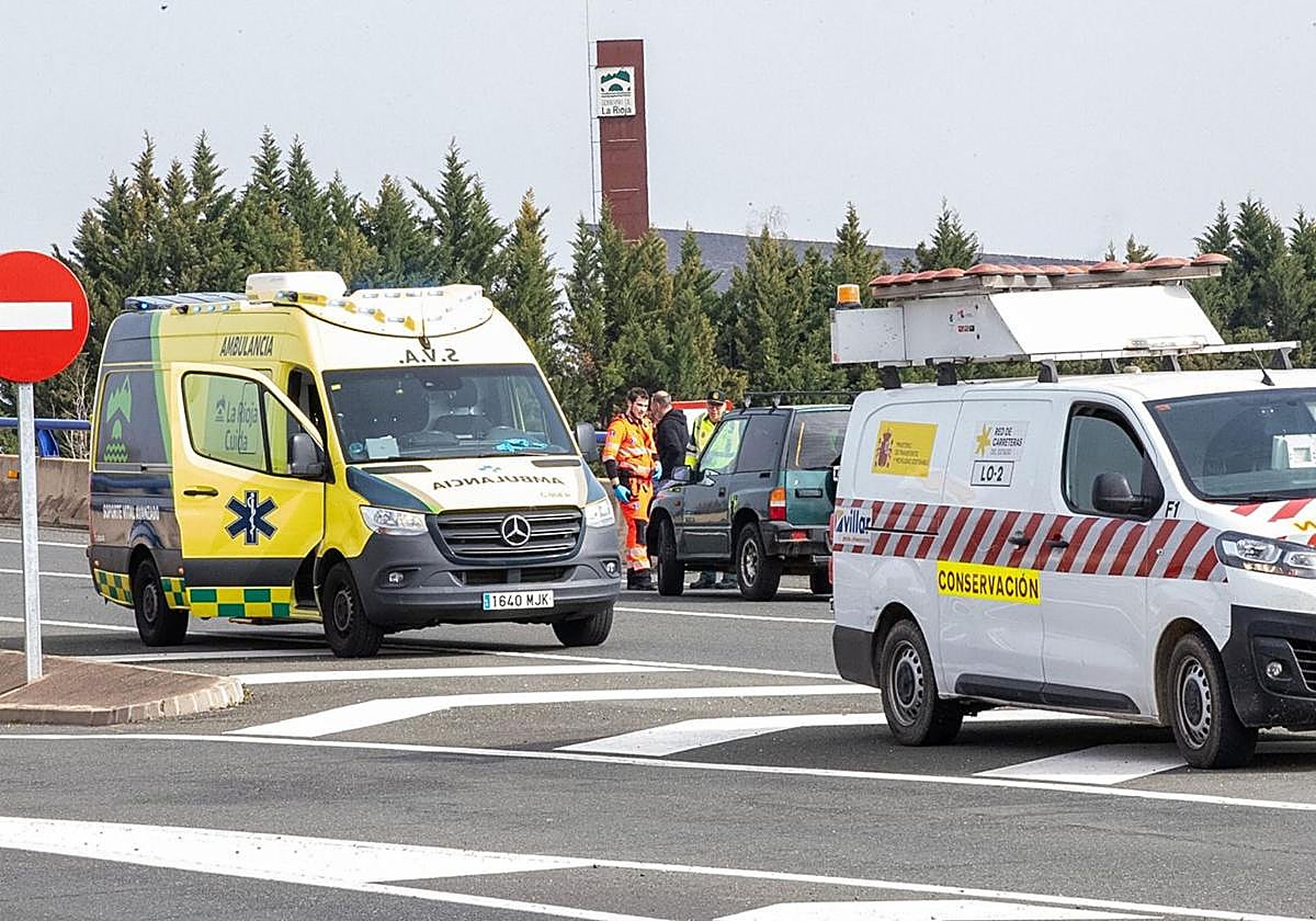Atropellado un hombre en la N-111, en Albelda