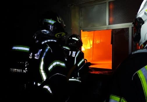 Sofocado un conato de incendio en un pequeño almacén de Fuenlabrada