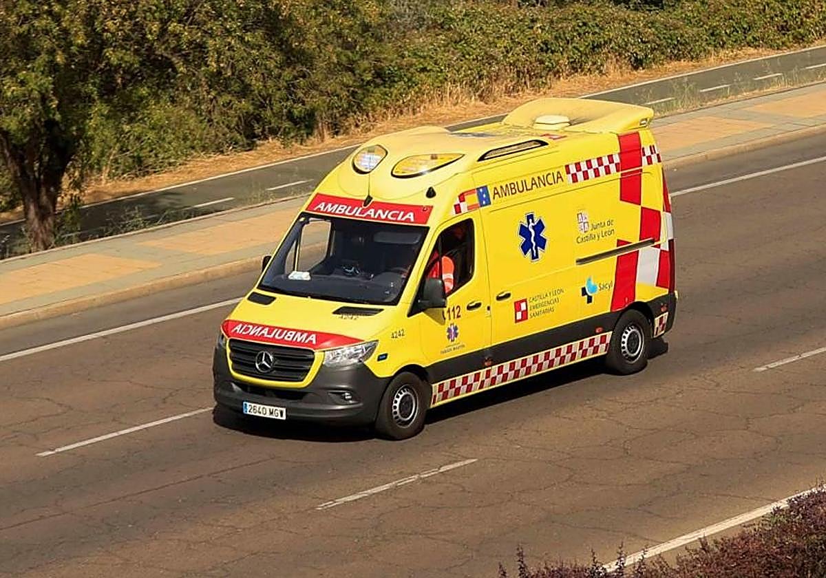 Herido tras una colisión entre un camión y una furgoneta en una autovía de Burgos