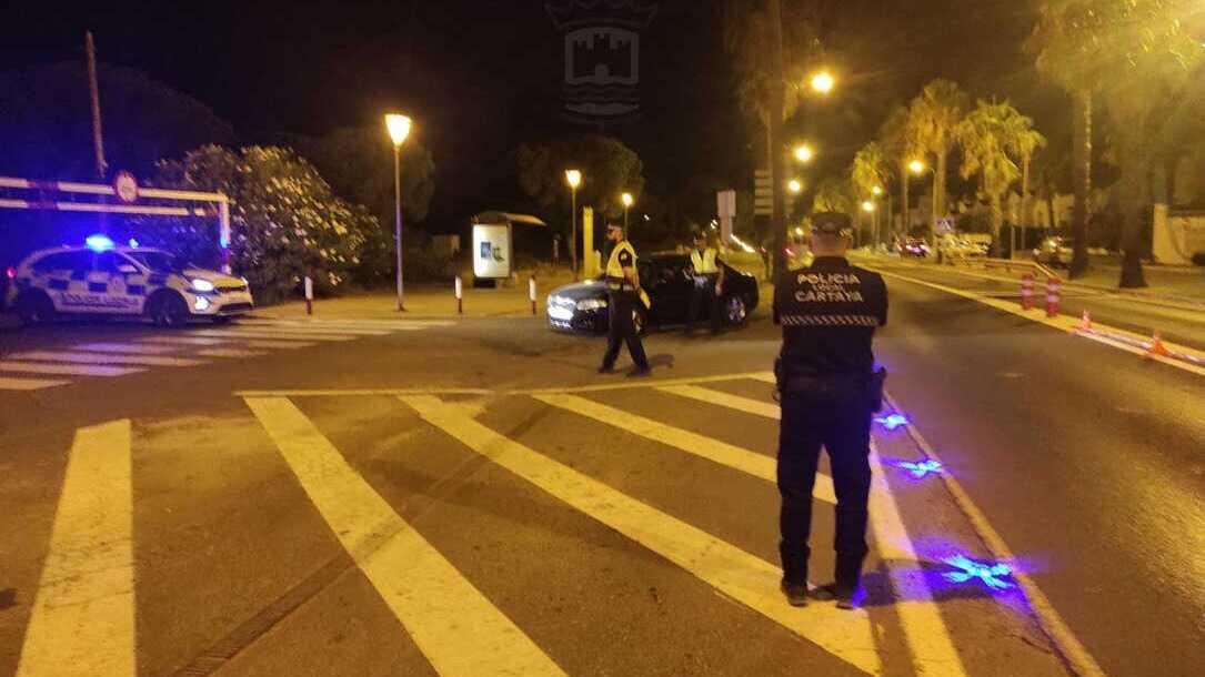 La Policía Local de Cartaya investiga a un conductor que triplicaba la tasa de alcoholemia