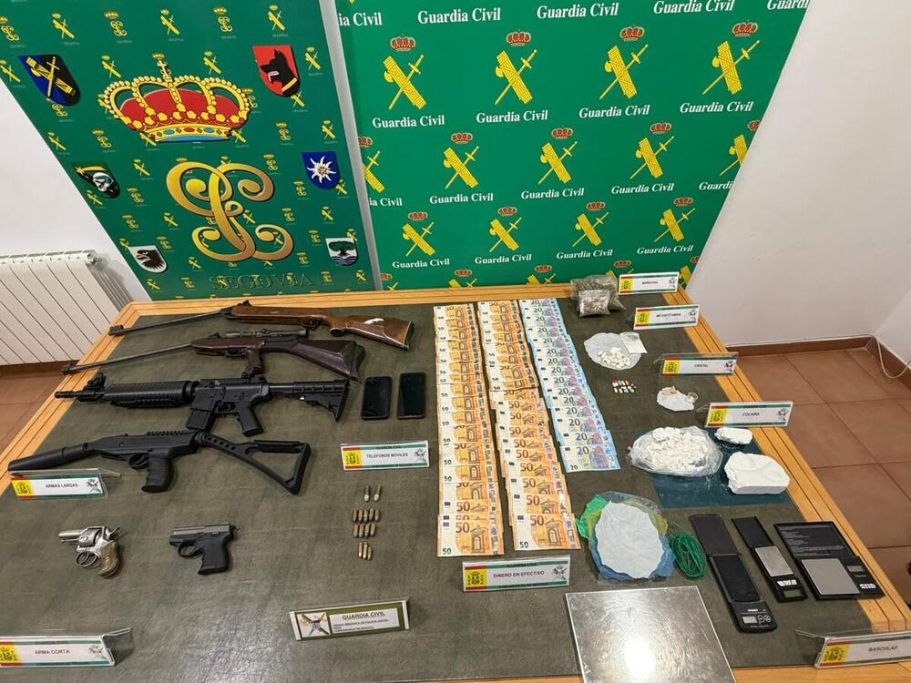 Desarticulado un punto de venta de droga en Nieva