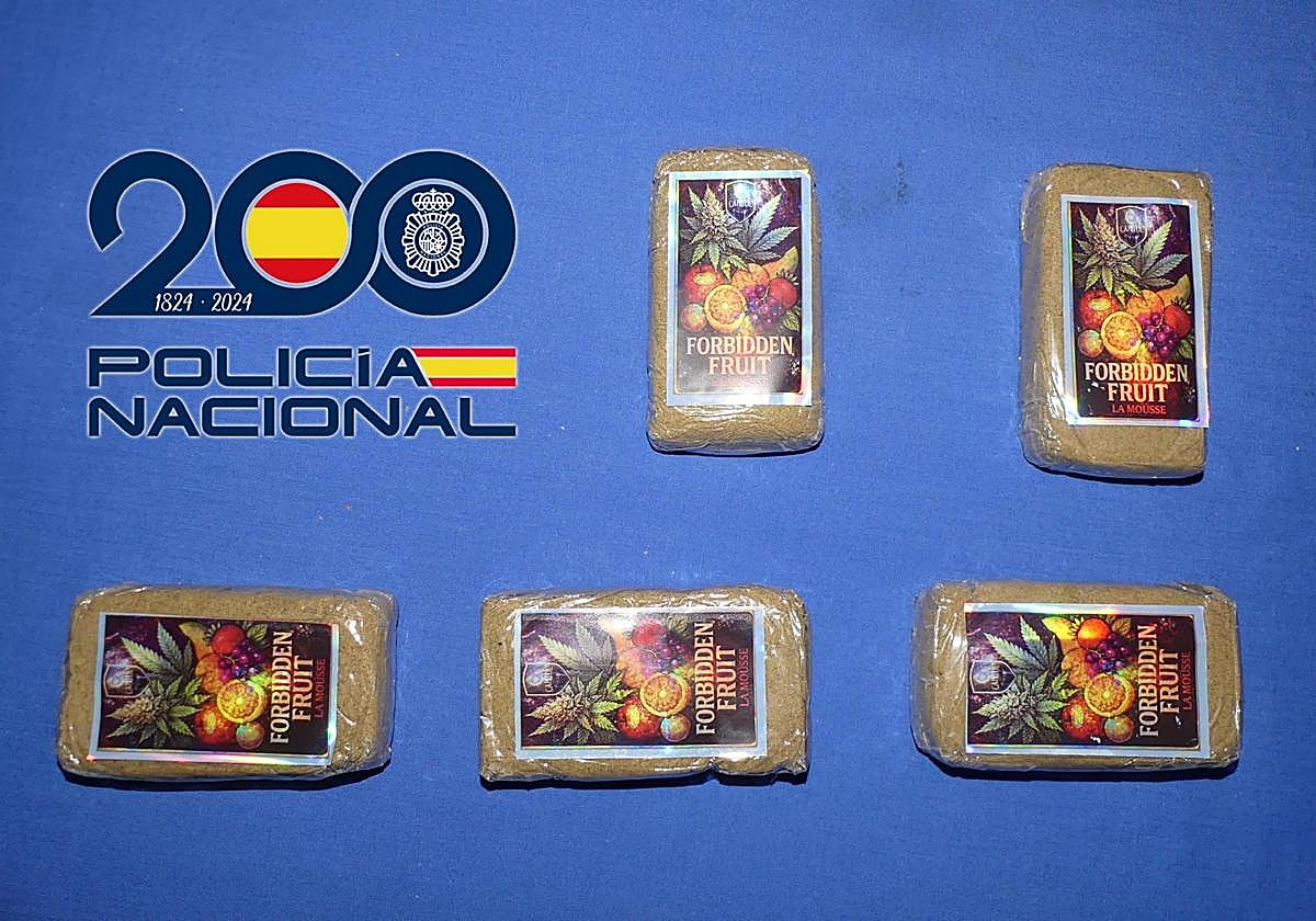 Detenido en Salamanca un joven con medio kilo de hachís tras simular una llamada con el móvil
