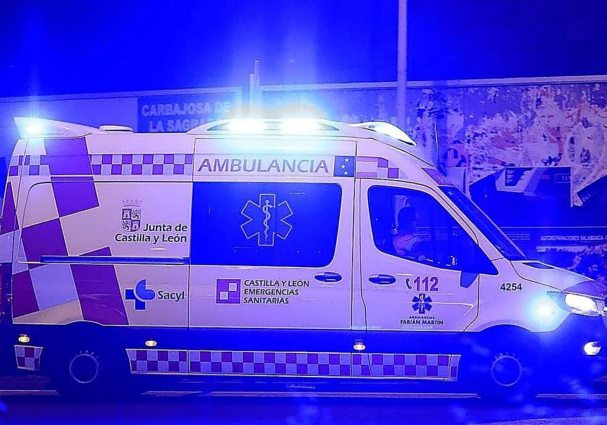 Heridas dos personas en un accidente entre dos turismos en Burgos