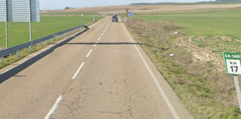 Dos personas heridas tras salirse de la vía en Olmos de Esgueva y otro accidente por alcance en Valladolid