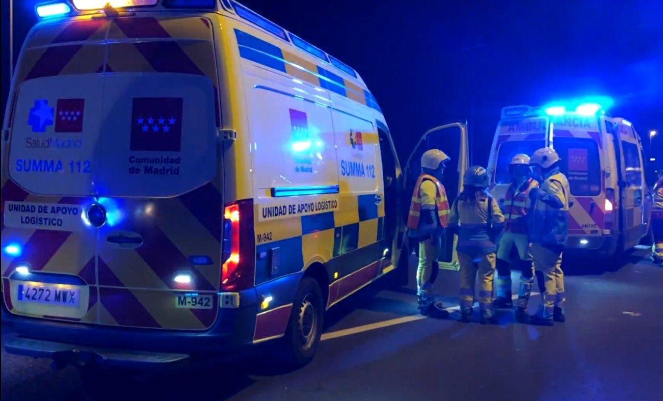 Hombre de 51 años resulta gravemente herido tras ser atropellado en Leganés al bajarse del coche por un accidente previo