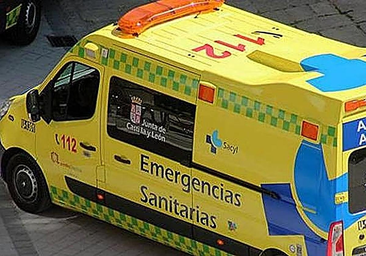 Herido un varón tras caerse de la moto en la provincia de Burgos