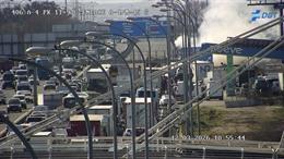 Incendio de un vehículo en la A-4