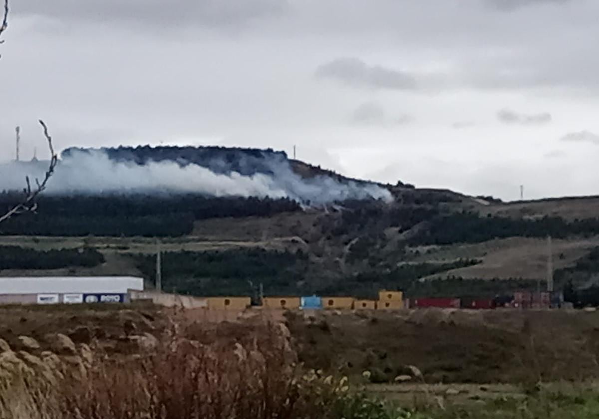 Incendio en El Cuestarrón provoca alarma en Agoncillo: Bomberos y forestales logran sofocar las llamas