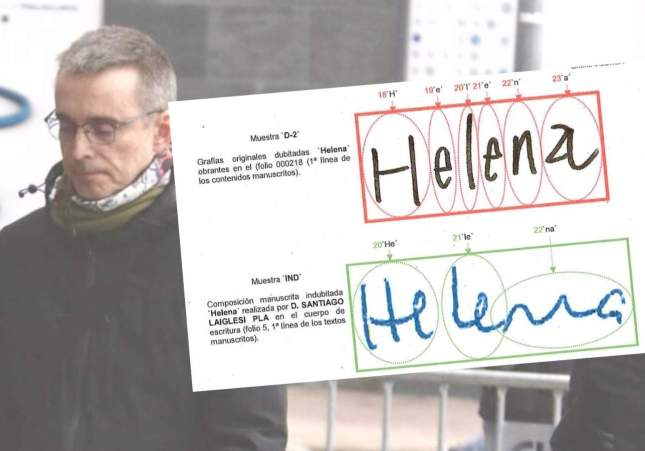 Informe pericial caligráfico descarta a Santiago Laiglesia como autor de los anónimos en el caso del crimen de Helena Jubany