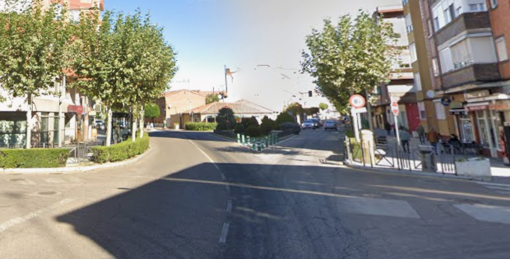 Un motorista resulta herido tras una caída en Medina del Campo