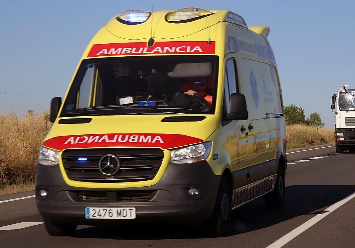 Herido un motorista tras sufrir una caída en Burgos