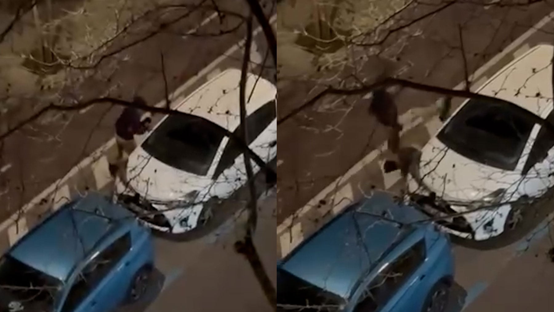 Discute con los coches aparcados y rompe retrovisores: una extraña noche vandálica en Palma