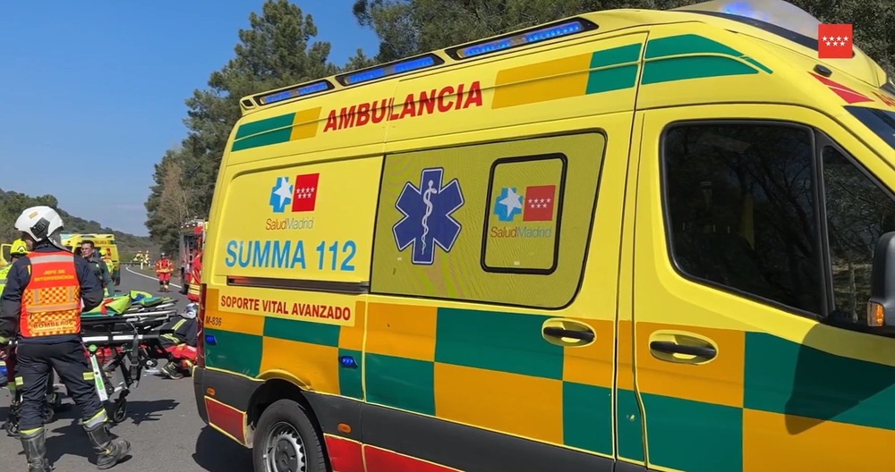 Seis heridos, dos de ellos graves, en un accidente en la M-501