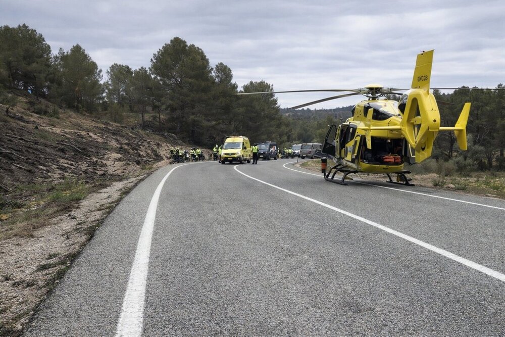 Fallecen tres personas en un accidente de moto
