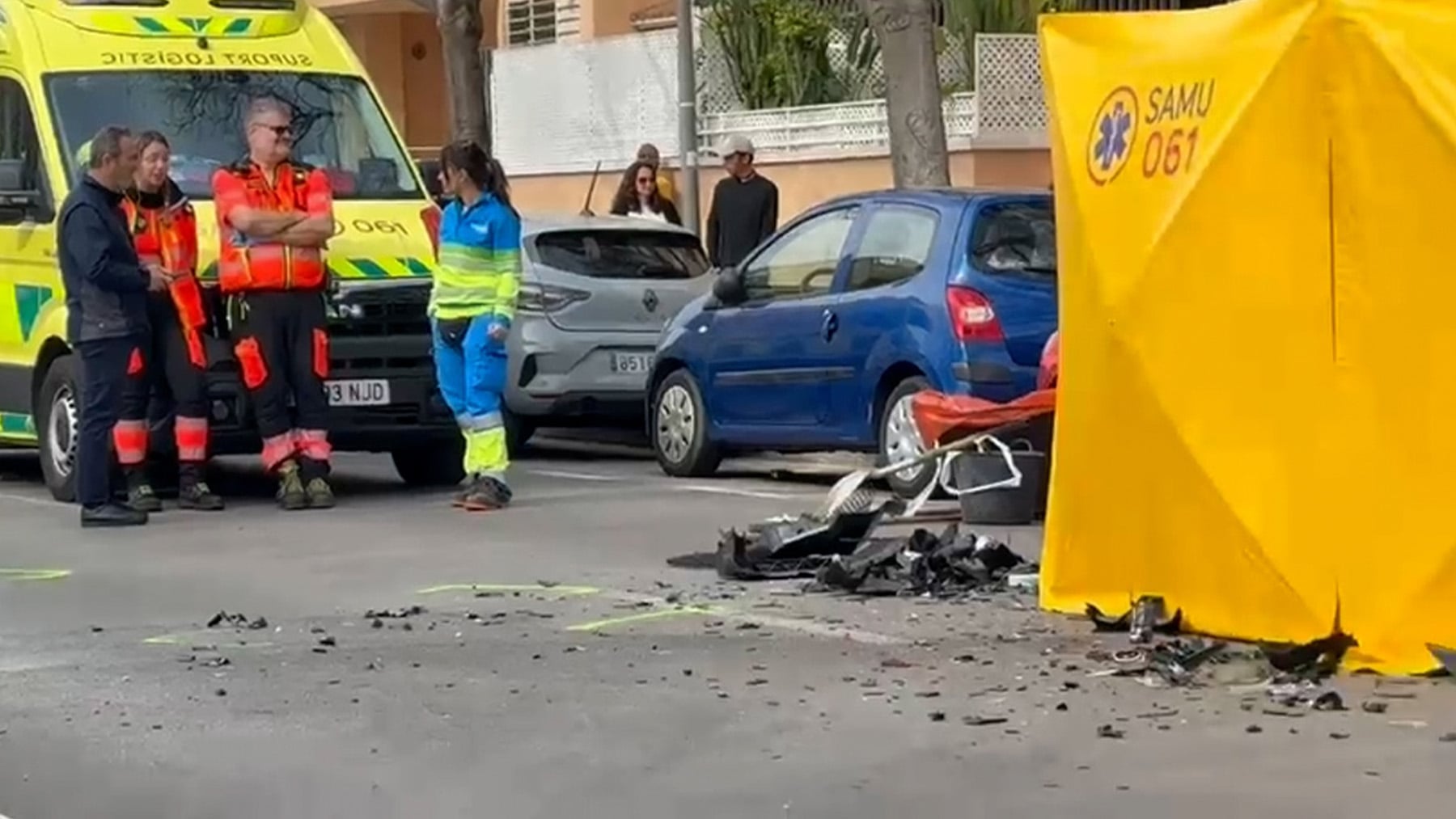 Tragedia en Palma: un brutal accidente de tráfico deja un motorista fallecido tras salir despedido