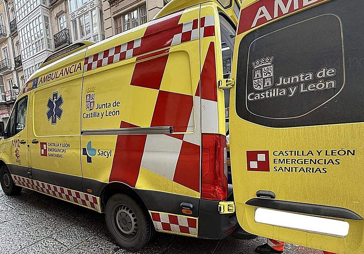 Herido un motorista en Burgos tras sufrir una caída