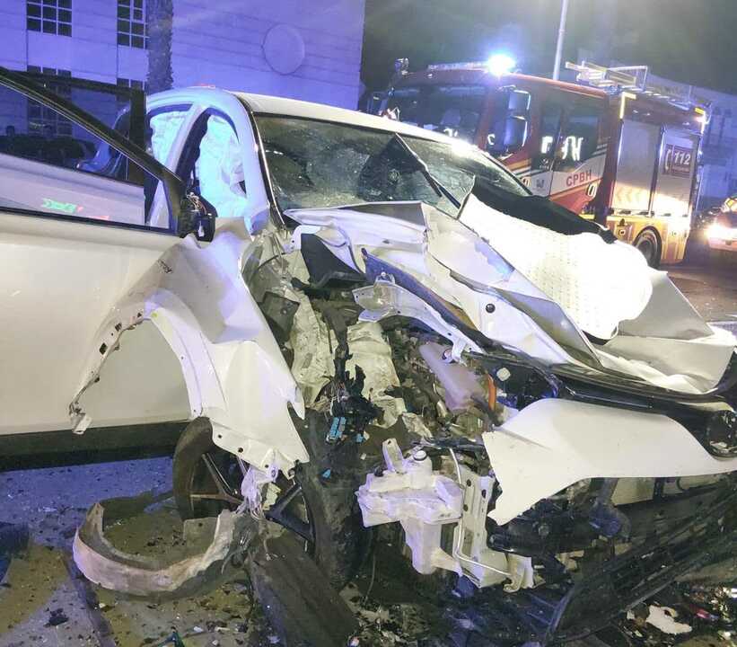 Lepe: Dos heridos tras un aparatoso accidente en la Nacional 431