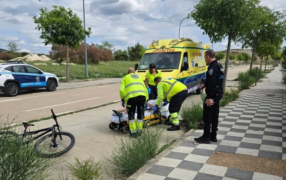 Un ciclista resulta herido grave tras una caída en el circuito de Francisco Suay