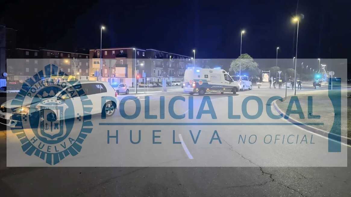 Accidente de tráfico en El Polvorín de Huelva provoca corte en la circulación