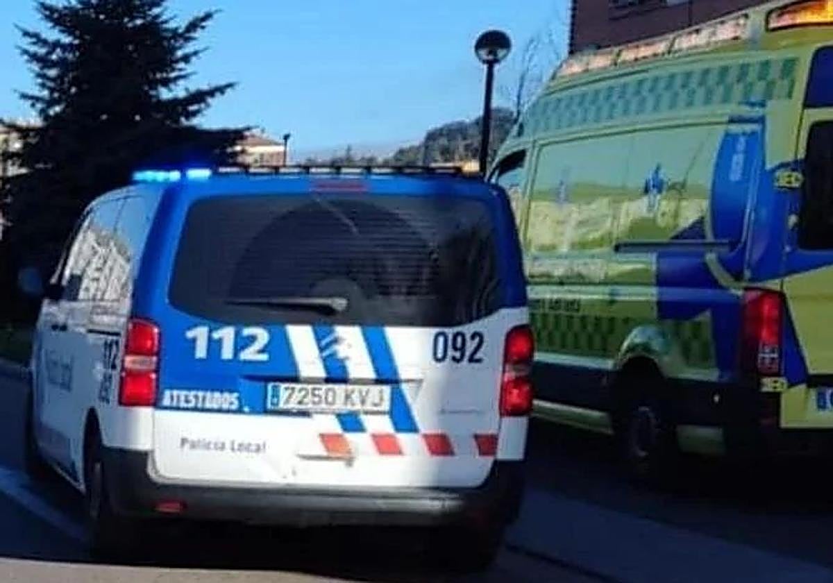 Un aparatoso accidente múltiple en Burgos deja una joven herida y provoca una pelea entre los conductores